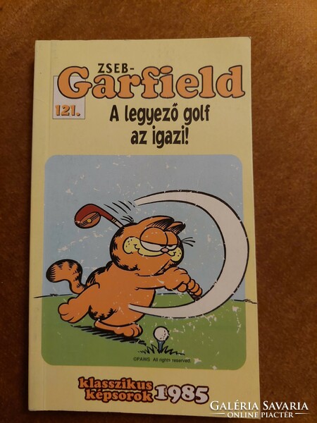 Jim Davis: A ​legyező golf az igazi!, Zseb-Garfield 121.szám, képregény (Akár INGYENES szállítással)
