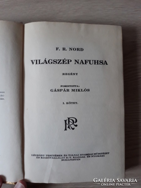 F.R. Nord - Világszép Nafusha I. kötet (1930-ból)