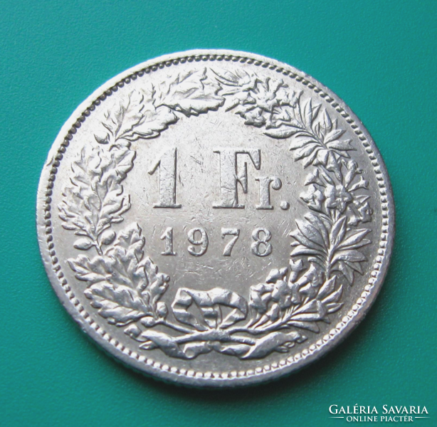 Switzerland - 1 franc - 1978