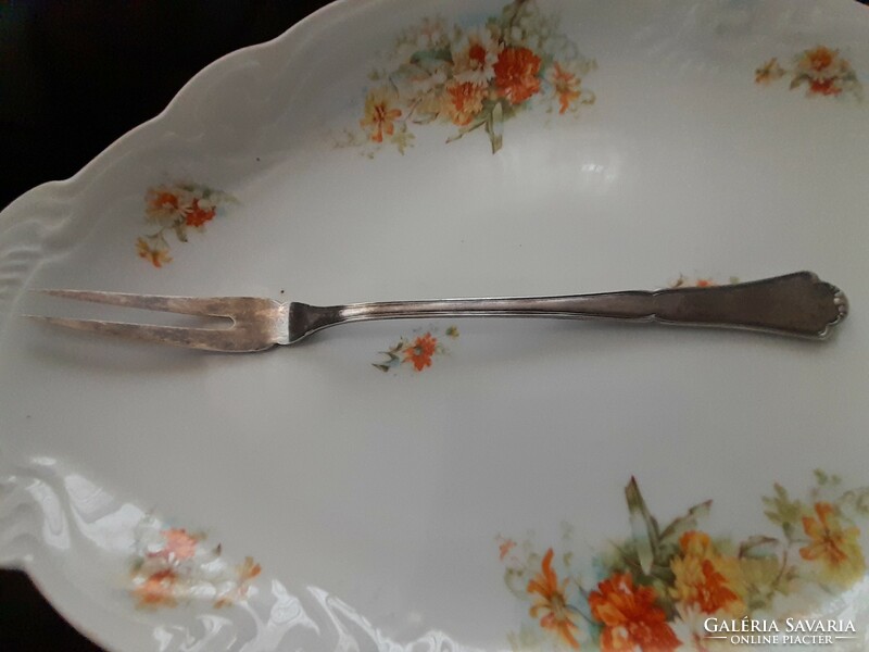 Silver-plated meat fork