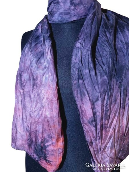 Women's silk scarf 155x25 cm. (7195)