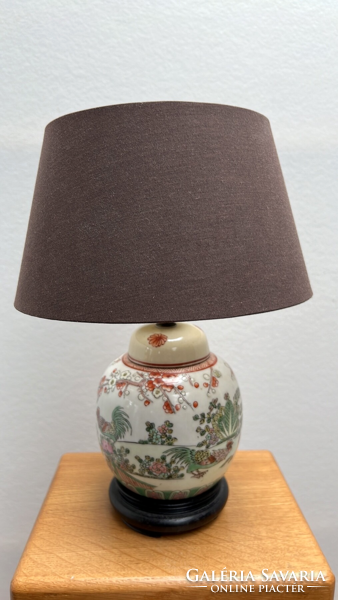 Hand painted Rooster ceramic table lamp