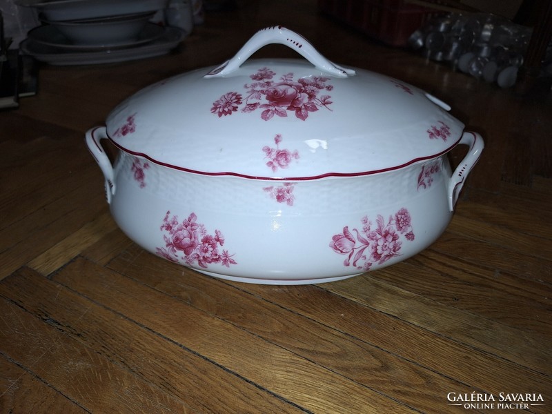 An antique Meissen soup bowl in perfect condition