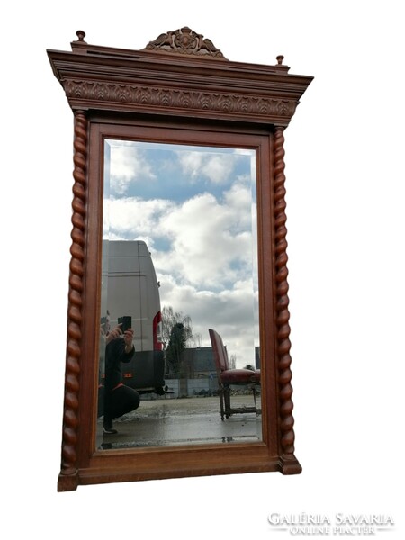 Antique standing or wall mirror