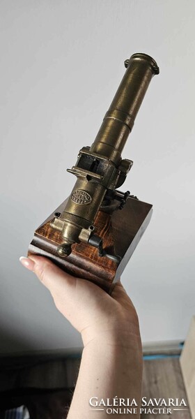 Civil War foot-mounted rotating machine gun model, die-cast rotating hartfood conn, scaled-down replica