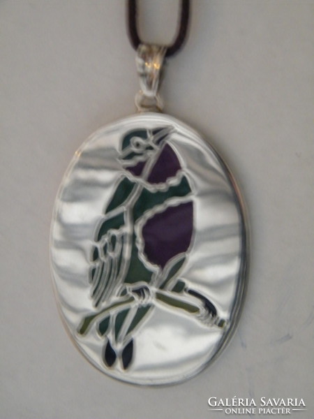 Janna Thomas large sterling silver pendant