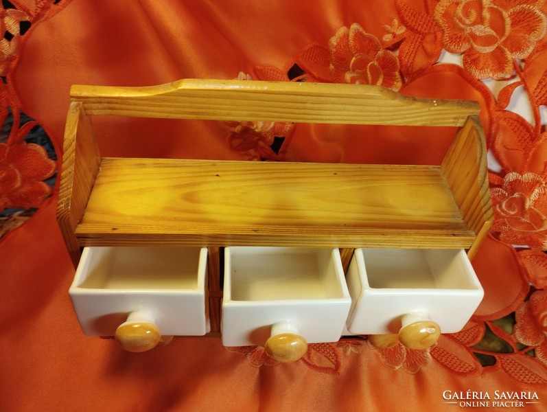 6-drawer spice cabinet