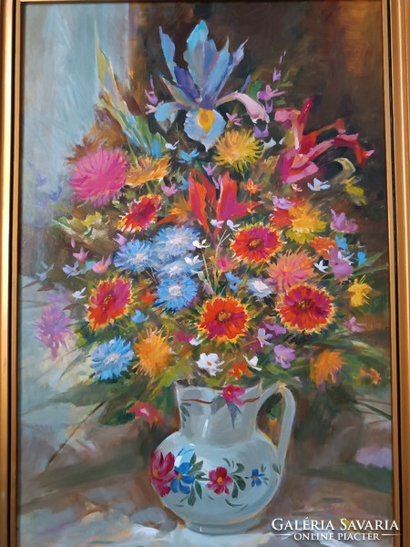 Zoltán Takács: flower still life