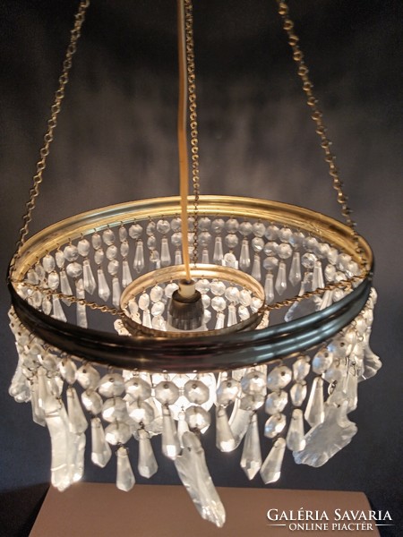 Art-deco crystal chandelier negotiable.