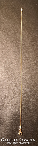 14 karátos arany karlánc 19 cm