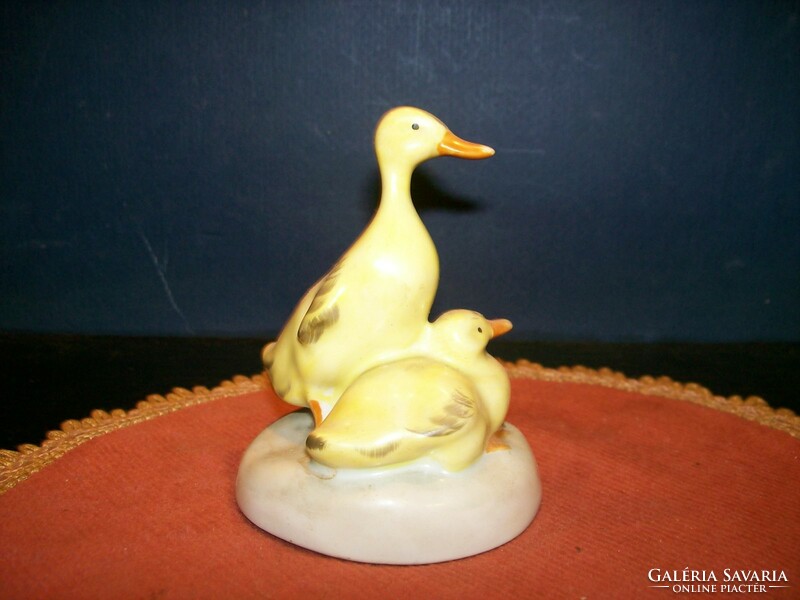 Aqvincum duck couple figure 9 cm high