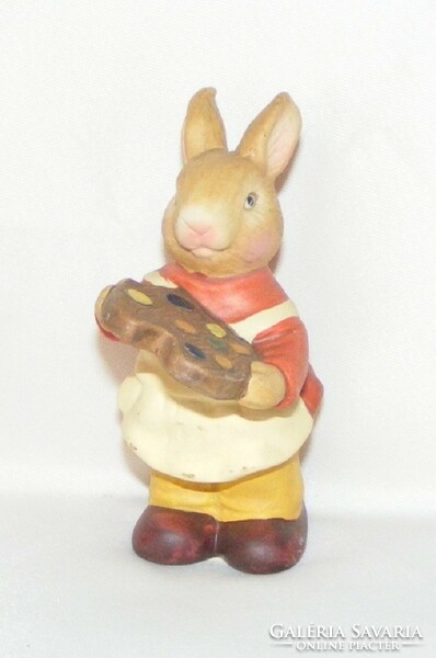 Porcelain bunny figure Easter decoration