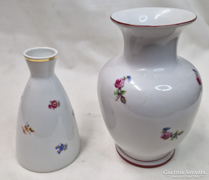Hollóházi porcelán vázák hibátlan állapotban együtt eladók