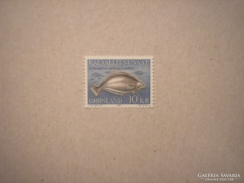 Greenland fauna, fish 1985 high denomination