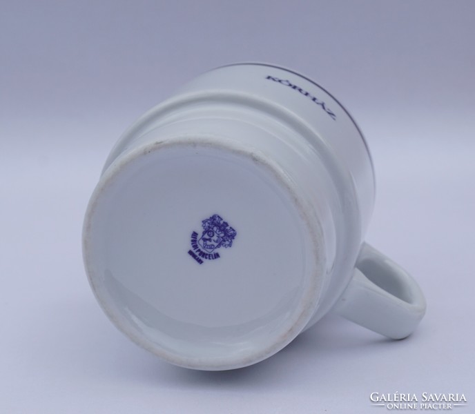 Rare retro lowland porcelain mug with hospital inscription in perfect condition