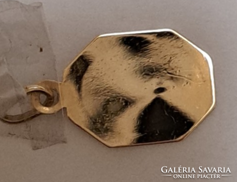 14 Karat Pisces horoscope gold pendant, 1.01 gr