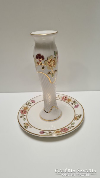 Zsolnay butterfly candle holder #1903
