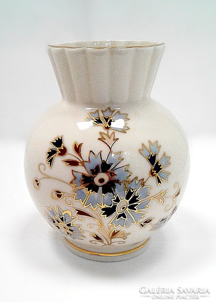 Zsolnay búzavirágos váza (ZALR82861)