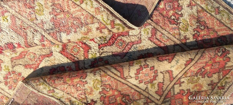 Antique ushak bird pattern hand knotted rug. Negotiable!