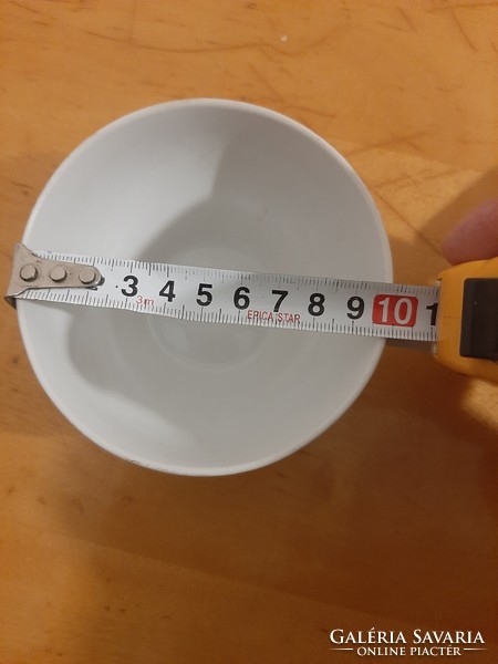 Hollóházi Omnia kávés cappuccinos csésze átmérő:10 cm ma.: 5,4 cm