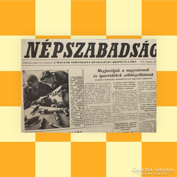 1969 April 13 / people's freedom / birthday! Original newspaper :-) no.: 15322
