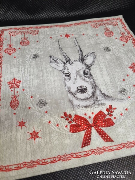 Deer special paper napkin
