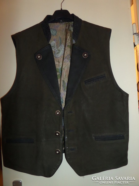 Leather (original) men's L size 52 hunting vest
