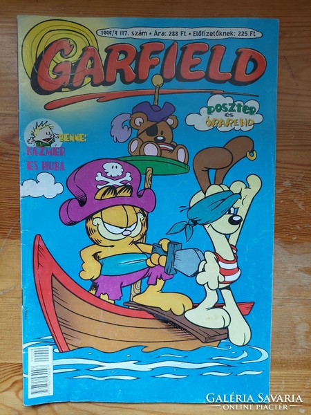 Jim Davis: Garfield képregény 1999/9 117 Újszerű állapotban (Akár INGYENES szállítással)