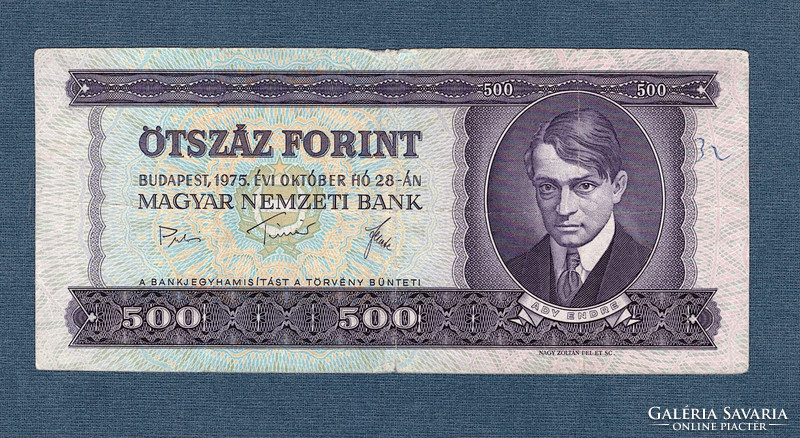 500 Forint 1975
