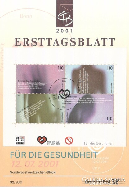 ETB 0031 (Bundes) Mi ETB 32-2001        4,50 Euró