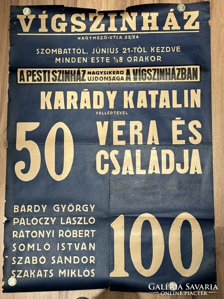 Színházi plakát