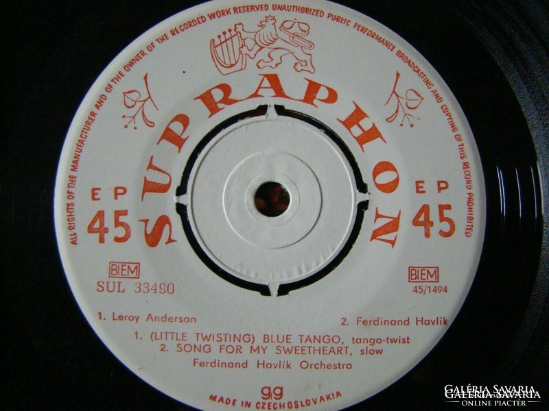 Ferdinand havlík and his orchestra vinyl record
