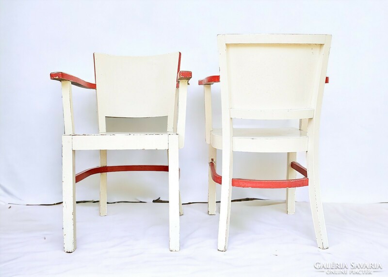 Vintage fa karfás székek