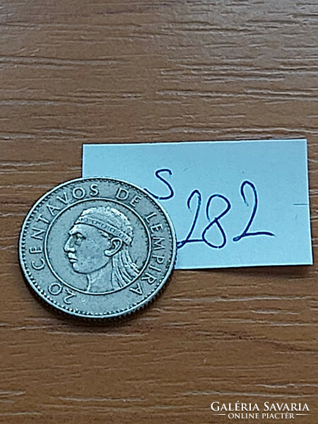 Honduras 20 centavos 1978 copper-nickel s282
