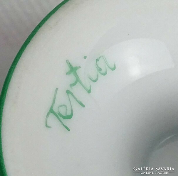 1Q701 Gyönyörű régi Herendi Tercia porcelán kávéscsésze