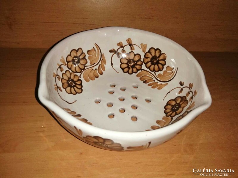 Hódmezővásárhely ceramic filter, fruit washing bowl (6p)