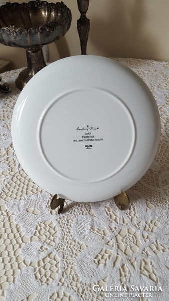 Különböző mintájú,Spode angol fűzfa mintás porcelán tányér 5 db.