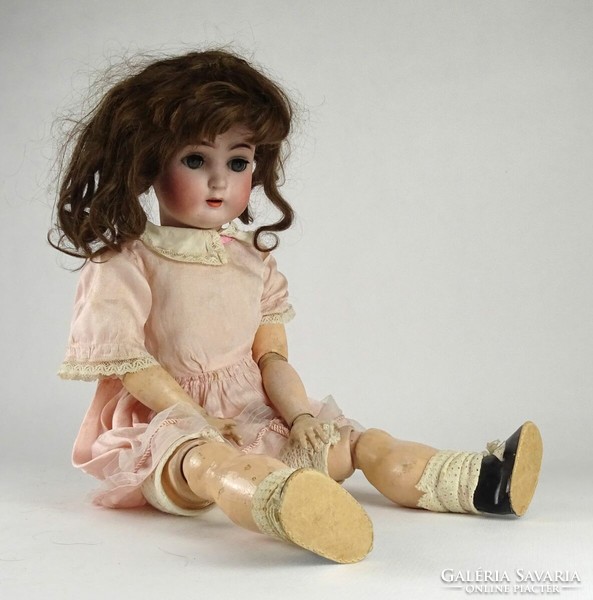 1Q704 abg 1362 alt beck gottschalk antique german doll with porcelain head 55 cm