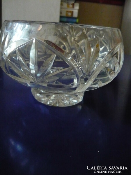 Polished glass bowl