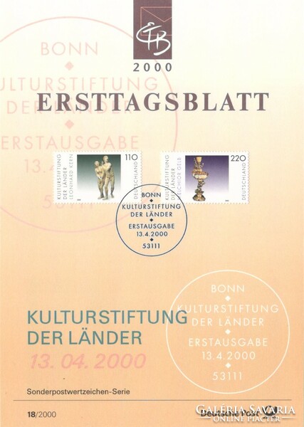 ETB 0027 (Bundes) Mi ETB 18-2001        3,20 Euró
