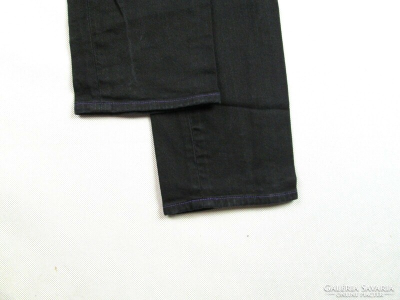 Original gas (w28 / l34) women's black stretch jeans