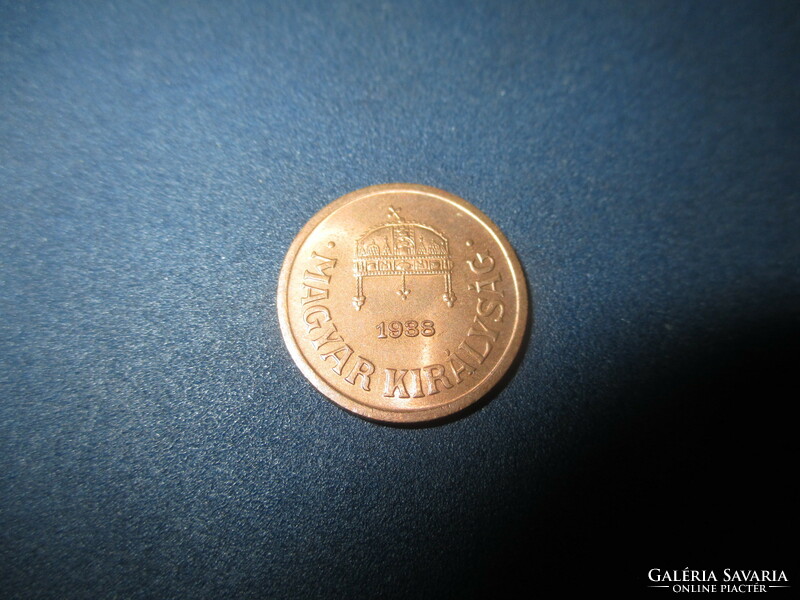 Kingdom of Hungary 2 pennies 1938