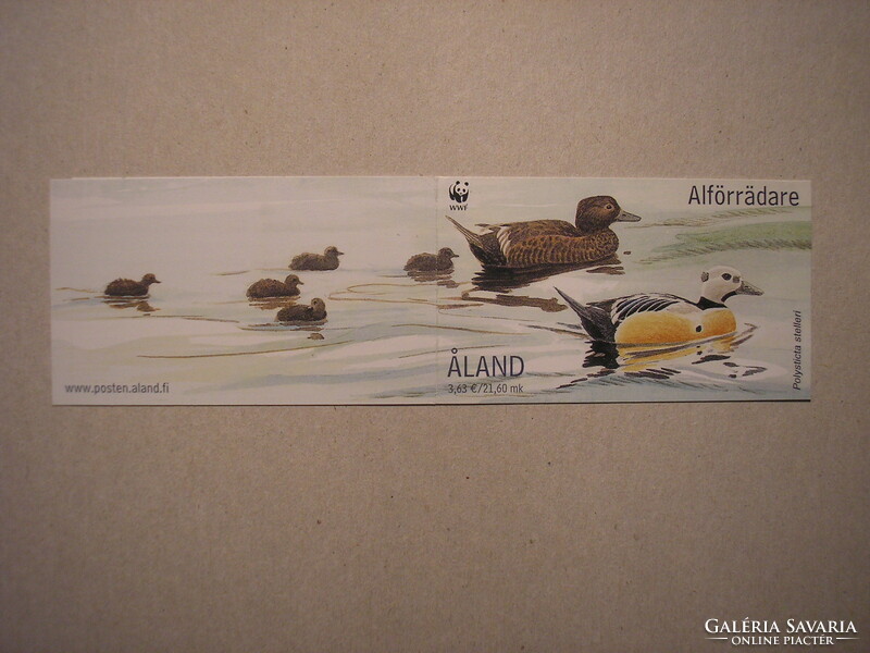 Aland fauna, wwf, ducks stamp book 2001