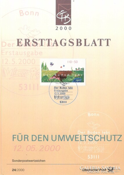ETB 0019 (Bundes) Mi ETB 24-2000        5,00 Euró