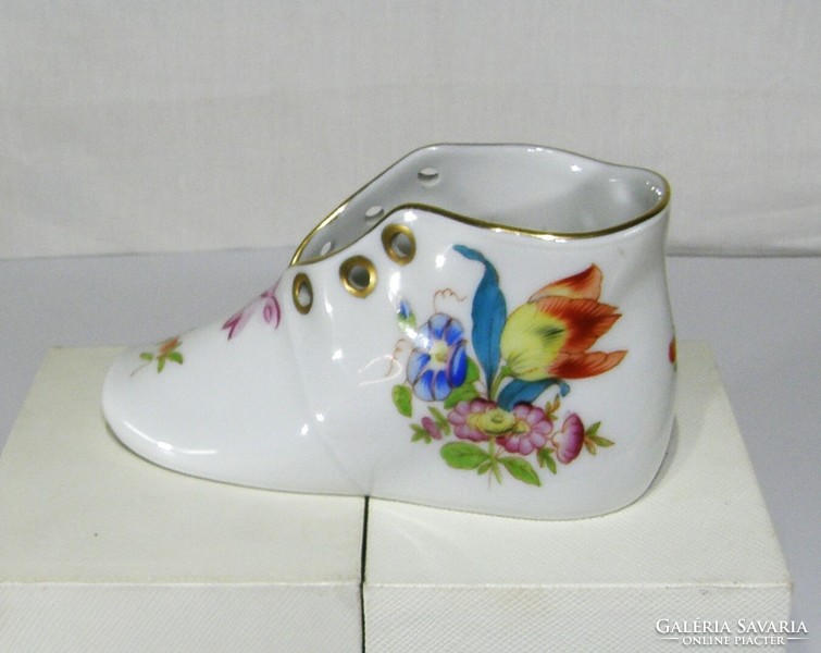 Shoes Herend tulip pattern porcelain