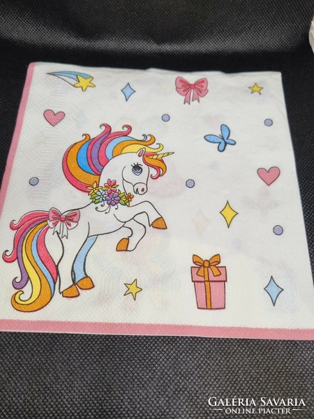 Unicorn special paper napkin