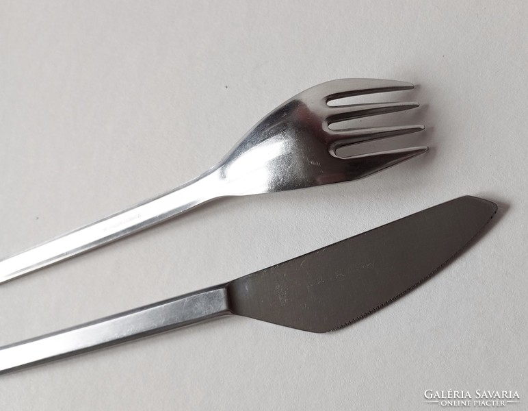 Anboss austria modernist/bauhaus knife+fork 'model 2090' designer helmut alder 1963