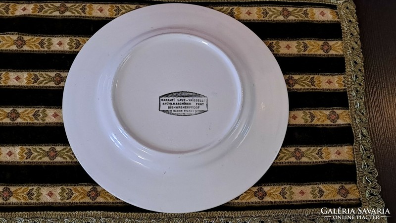 French decorative porcelain plate