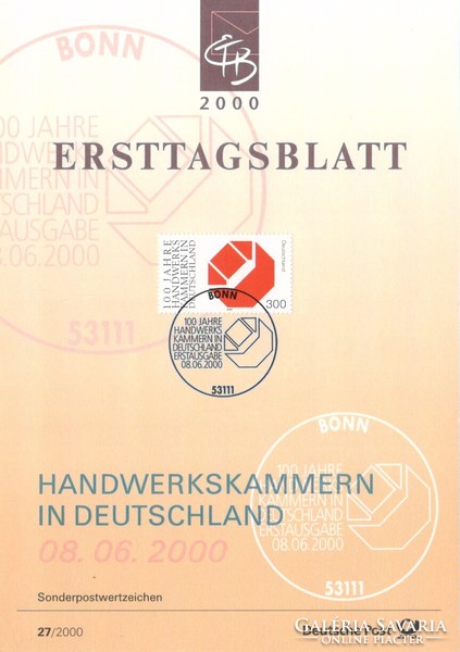 ETB 0024 (Bundes) Mi ETB 27-2000        3,00 Euró