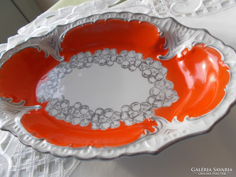 Old oscar schlegelmilch porcelain serving bowl 25 cm